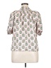Boden Print Ivory Short Sleeve Blouse Size 14 - photo 2