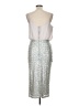 ASOS 100% Polyester Silver Cocktail Dress Size 10 - photo 2