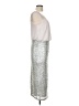 ASOS 100% Polyester Silver Cocktail Dress Size 10 - photo 4