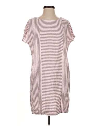 Madewell Stripe-Play Button-Back Dress (view 1)