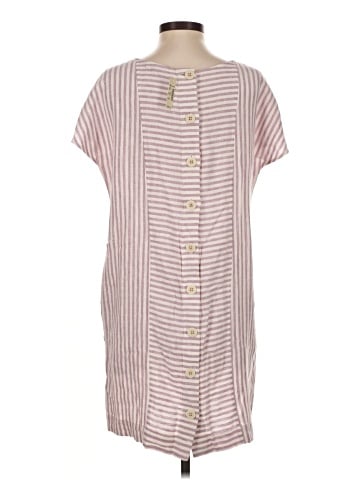 Madewell Stripe-Play Button-Back Dress (view 2)
