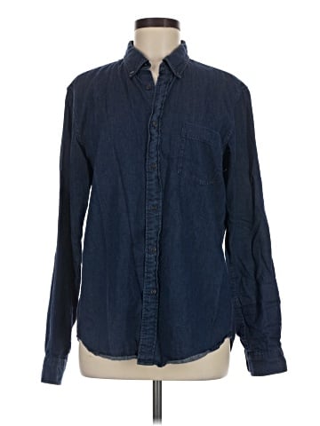 Uniqlo Long Sleeve Button-Down Shirt (view 1)
