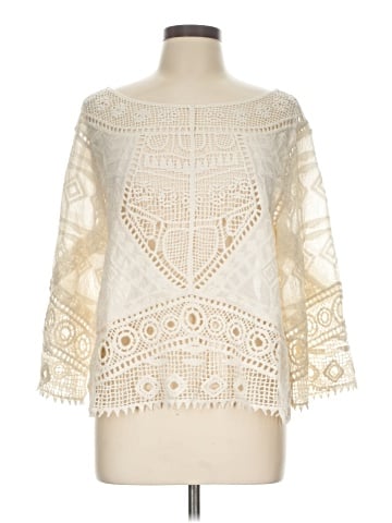 Ultra Pink 3/4 Sleeve Top (view 1)