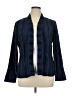Chico's Stripes Blue Jacket Size XL (3) - photo 1