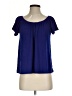 Akemi + Kin Blue Short Sleeve Blouse Size S - photo 1