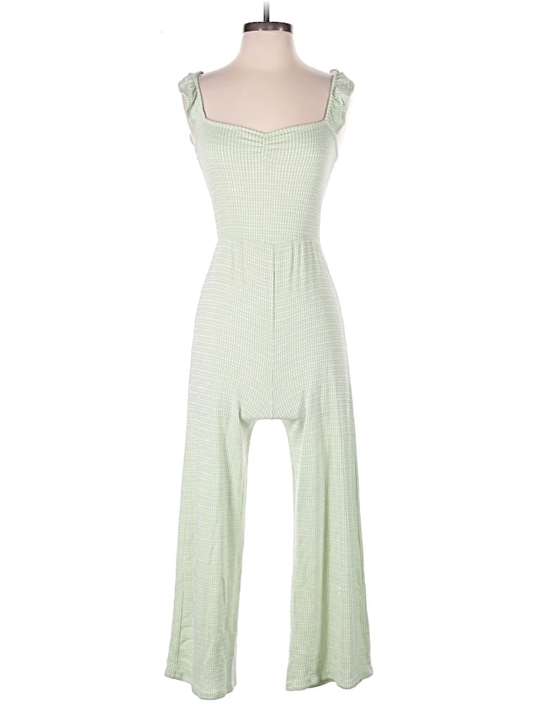 Pre-owned Caution To The Wind Jumpsuit In Green