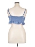 Versona Blue Sleeveless Top Size XL - photo 2