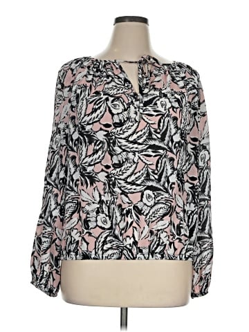 Karen Kane Long Sleeve Blouse (view 1)