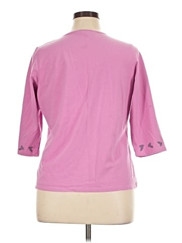 Denim & Co 3/4 Sleeve T-Shirt (view 2)