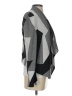 BCBGMAXAZRIA Graphic Gray Blazer Size S - photo 4