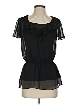 White House Black Market Short Sleeve Blouse (view 1)