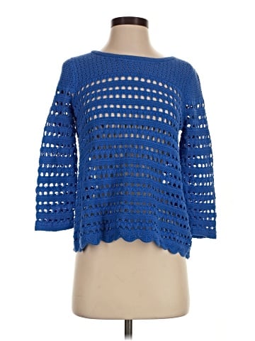 August Silk Pullover Sweater (view 1)