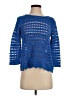 August Silk Blue Pullover Sweater Size S - photo 1