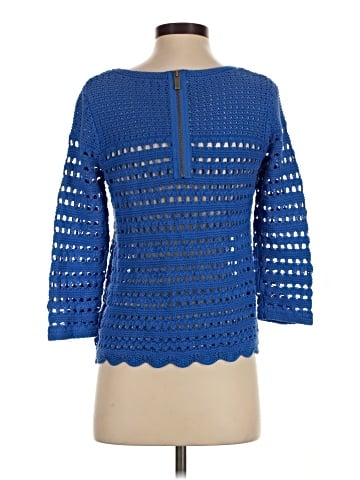 August Silk Pullover Sweater (view 2)