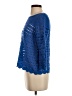 August Silk Blue Pullover Sweater Size S - photo 5