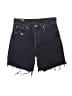 Levi's 100% Cotton Black Denim Shorts Size 25 waist - photo 1