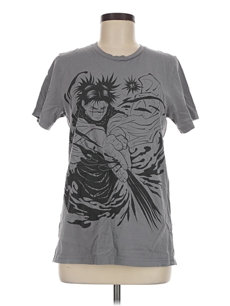 Pre-owned Bella+canvas Short Sleeve T-shirt In Gray