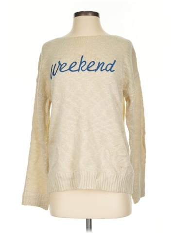 Hem & Thread Pullover Sweater (view 1)