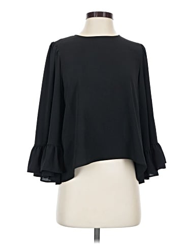 Zara Basic 3/4 Sleeve Blouse (view 1)