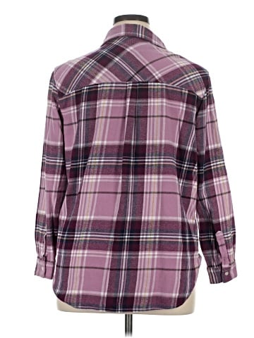 Gap 3/4 Sleeve Button-Down Shirt (view 2)
