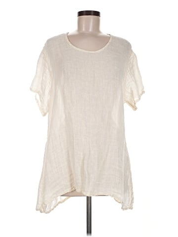 Flax Short Sleeve Top (view 1)