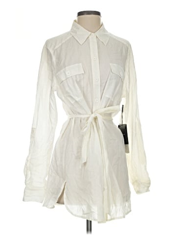 Daisy Fuentes Long Sleeve Button-Down Shirt (view 1)