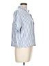 Universal Thread Stripes Blue Short Sleeve Blouse Size L - photo 4