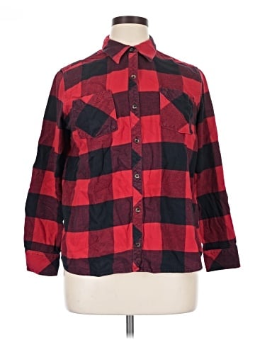 Natural Reflections Long Sleeve Button-Down Shirt (view 1)