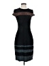 St. John Graphic Black Cocktail Dress Size 4 - photo 1