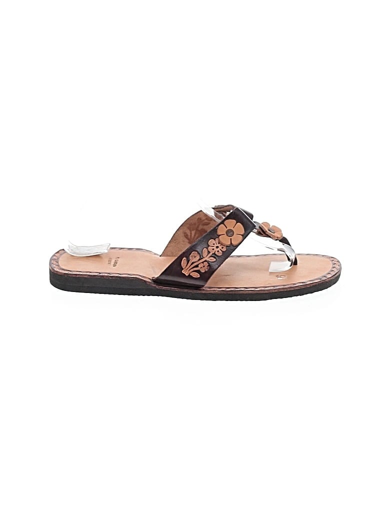 Pre-owned Unbranded Flip Flops In Brown