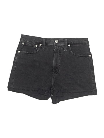 Madewell High-Rise Denim Shorts in Lunar Wash (view 1)