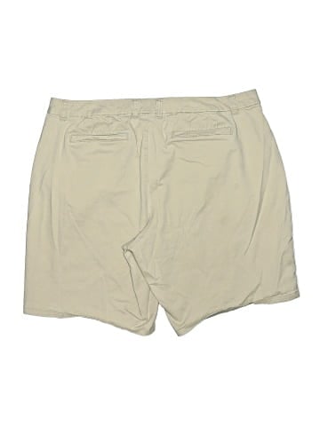 Lane Bryant Outlet Khaki Shorts (view 2)