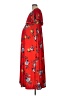Hello Miz Red Casual Dress Size Lg Maternity - photo 5