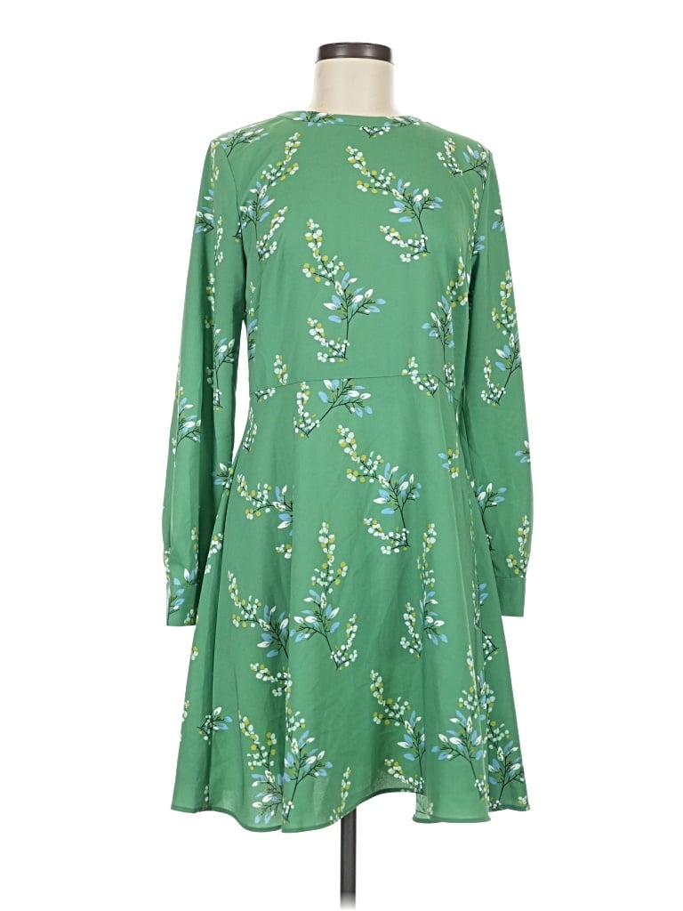 Ann Taylor Loft Casual Dress In Green