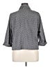 Jaclyn Smith Chevron-herringbone Gray Blazer Size 1X - photo 2