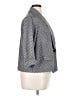 Jaclyn Smith Chevron-herringbone Gray Blazer Size 1X - photo 4
