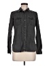 Zara Basic Gray Long Sleeve Button-Down Shirt Size M - photo 1