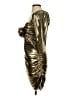 LoveShackFancy 100% Polyester Metallic Gold Cocktail Dress Size 6 - photo 5