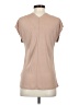 Reiss Solid Tan Short Sleeve Top Size XS - photo 2