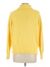 L.L.Bean 100% Cotton Yellow Turtleneck Sweater Size L - photo 2