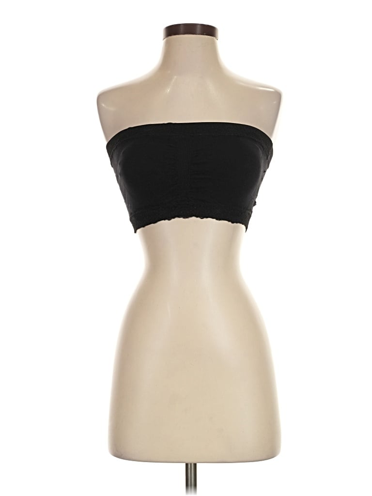 Pre-owned Laura Ashley Tube Top Black Strapless Neckline Tops