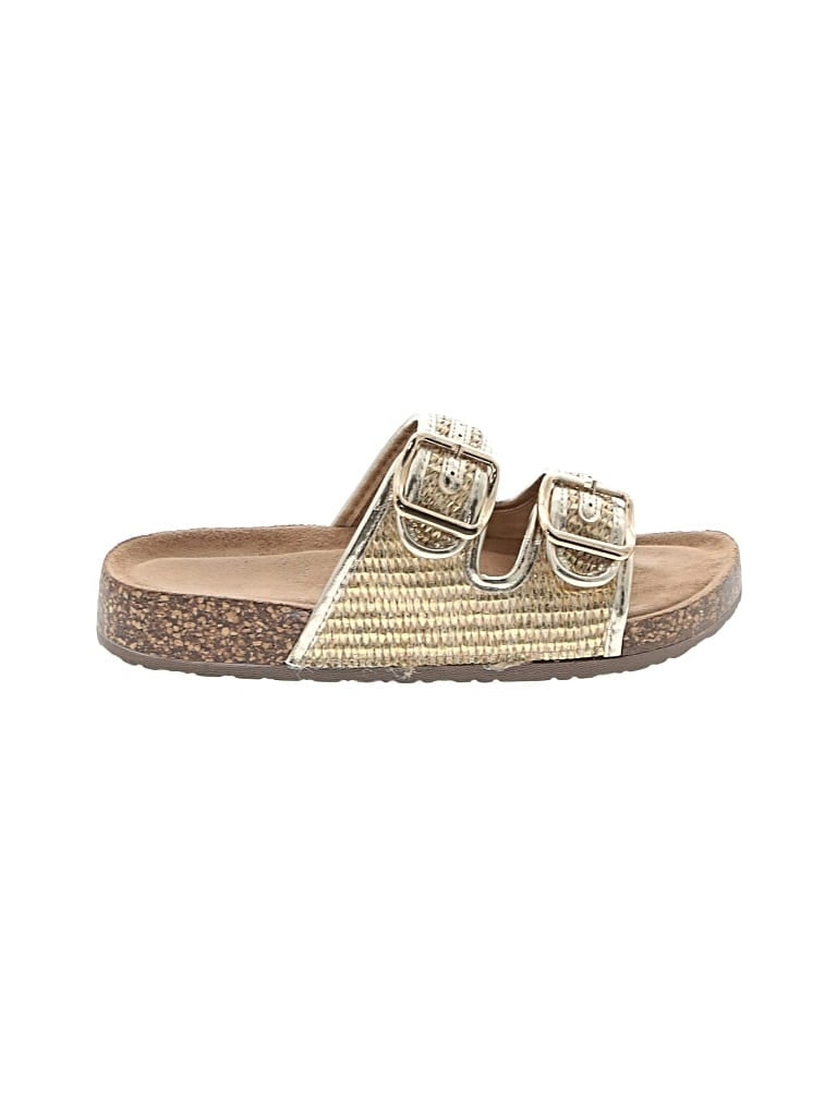 Pre-owned Bamboo Sandals In Gold