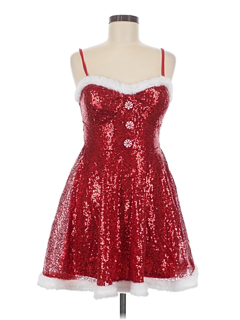 Pre-owned No Boundaries Cocktail Dress In Red