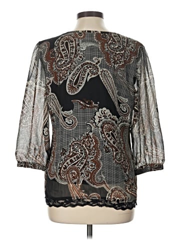 Christopher & Banks 3/4 Sleeve Blouse (view 2)