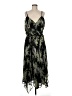 ASOS 100% Polyester Floral Black Cocktail Dress Size 6 - photo 1