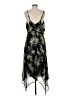 ASOS 100% Polyester Floral Black Cocktail Dress Size 6 - photo 2