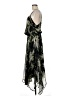 ASOS 100% Polyester Floral Black Cocktail Dress Size 6 - photo 5