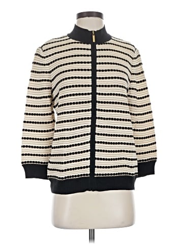 St. John Sport Wool Cardigan (view 1)