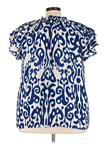Rose + Olive Short Sleeve Blouse (view 2)