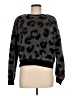 DKNY Animal Print Gray Pullover Sweater Size M - photo 1